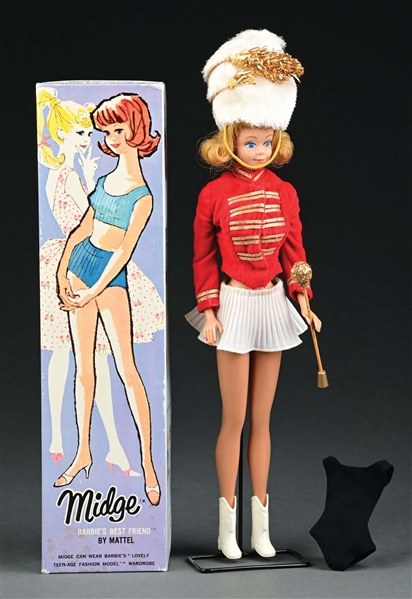 1960S BARBIE, MIDGE BARBIES BEST FRIEND DOLL IN BOX 