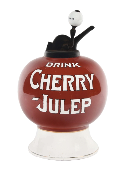 DRINK CHERRY JULEP CERAMIC SYRUP DISPENSER