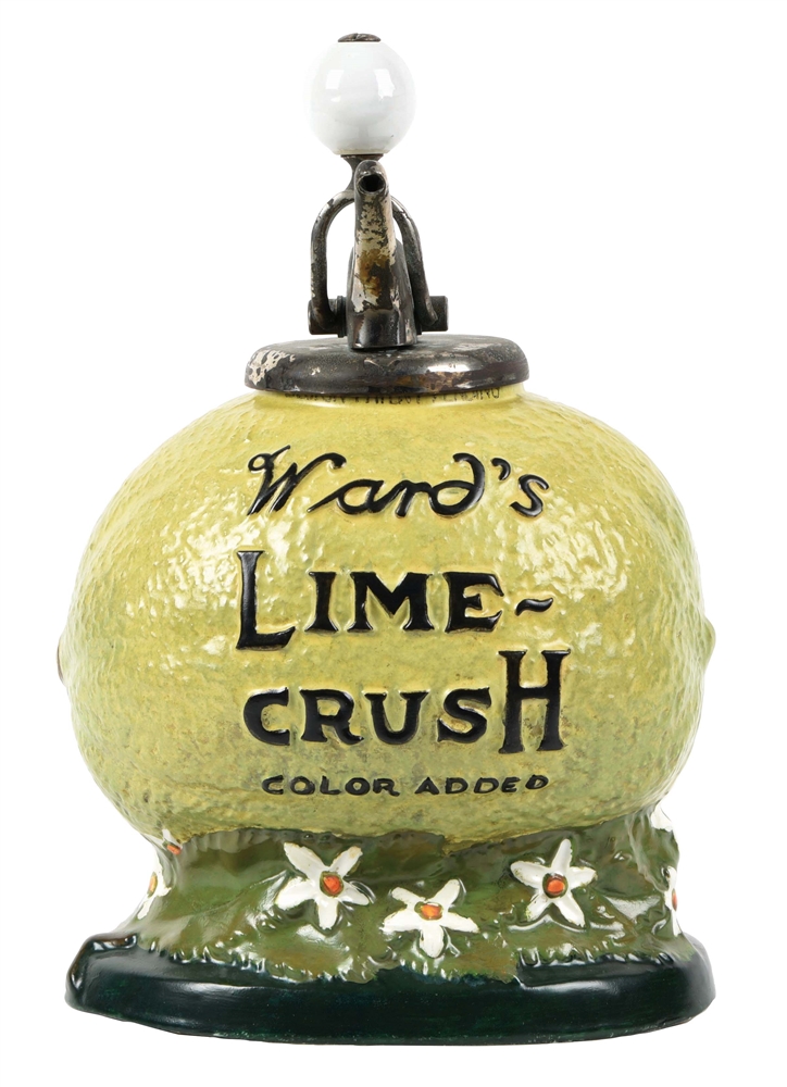 WARDS LIME CRUSH CERAMIC SYRUP DISPENSER