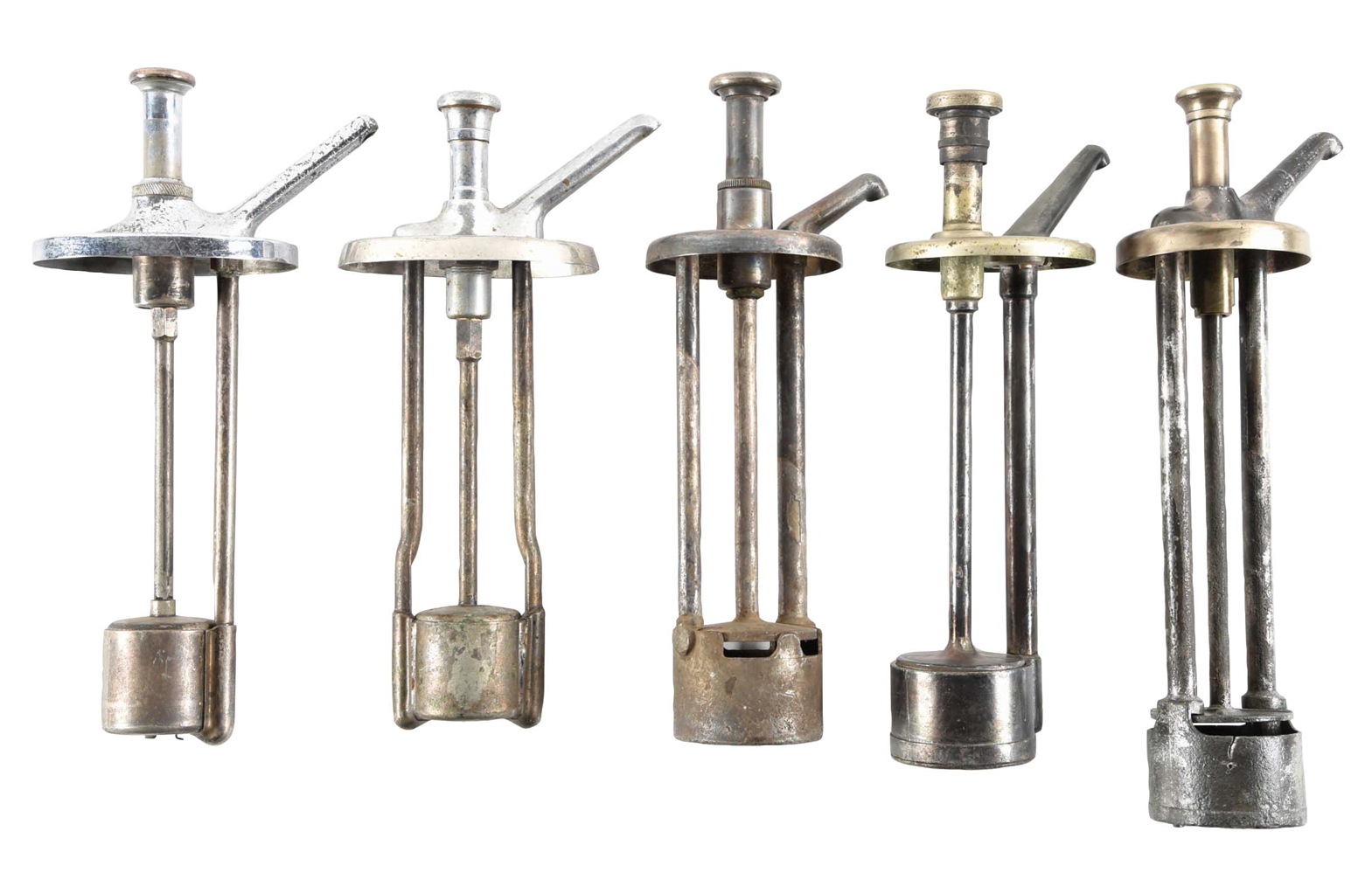 COLLECTION OF 5: SYRUP DISPENSER PUMPS