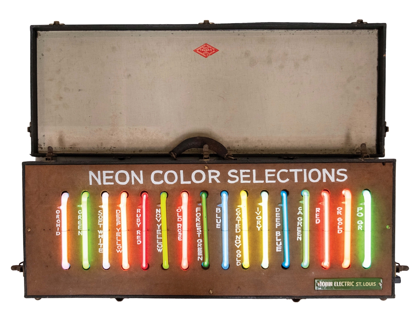 NEON COLOR SELECTION SALESMAN SAMPLE