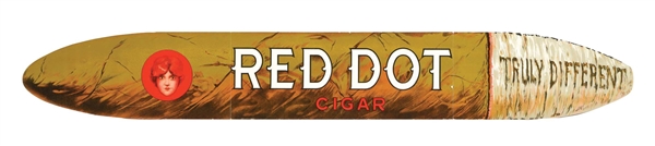 CARDBOARD RED DOT CIGARS FOLDING DISPLAY