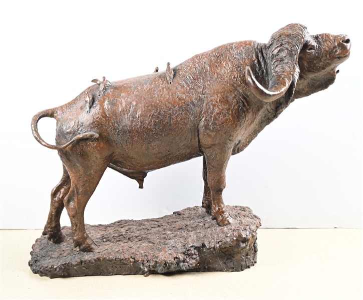 LARGE WATER BUFFALO BRONZE.