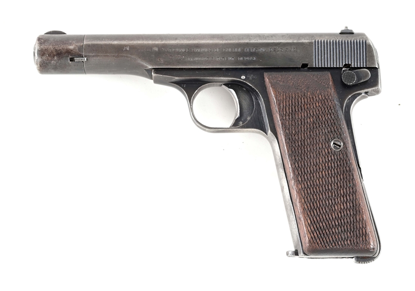 (C) WWII GERMAN OCCUPATION FN MODEL 1922 SEMI AUTOMATIC PISTOL.