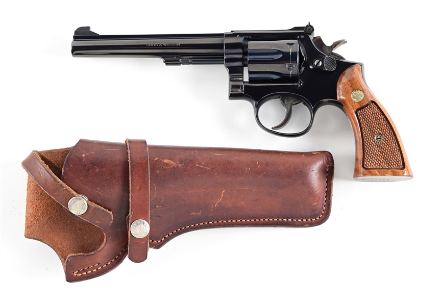 (M) SMITH & WESSON MODEL 17-3 K-22 MASTERPIECE DOUBLE ACTION REVOLVER.