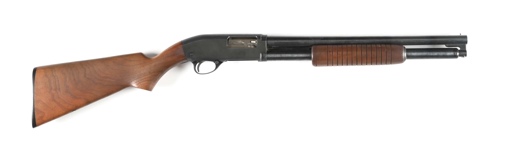 (M) HIGH STANDARD RIOT 18-7 MODEL K-120 12 GAUGE SLIDE ACTION SHOTGUN.