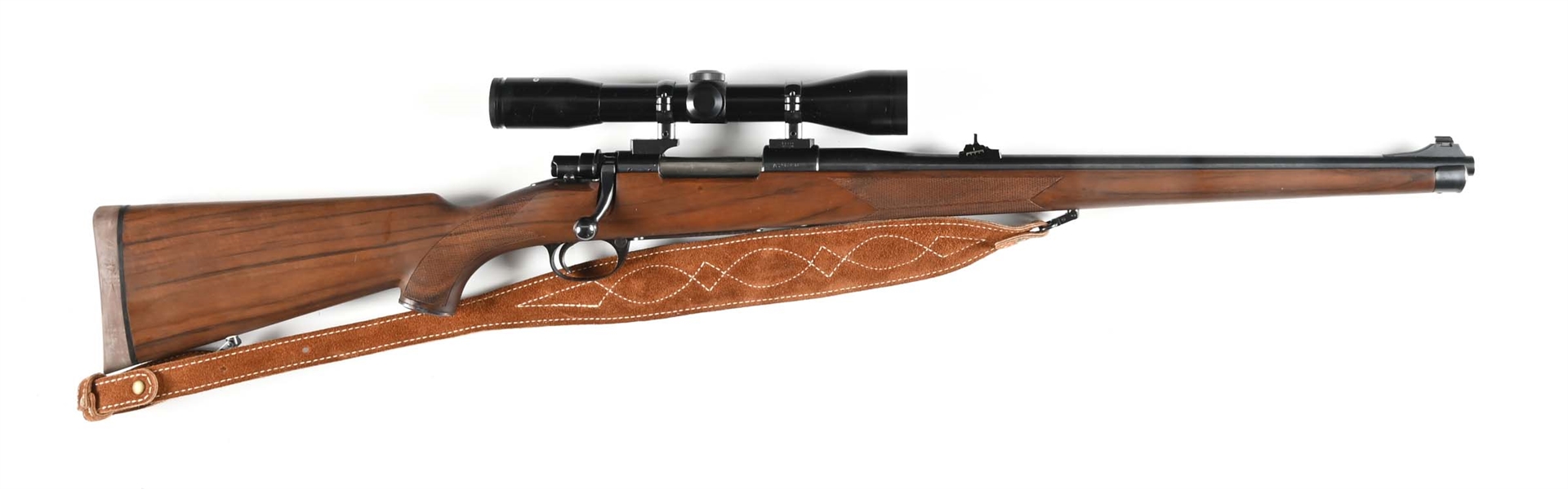 (M) CUSTOM ENGLISH MAKE WHITWORTH  INTERARMS MARK X MAUSER BOLT ACTION RIFLE.