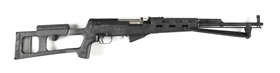 (C) RUSSIAN SKS 7.62X39MM SEMI-AUTOMATIC RIFLE IN POLYMER STOCK.