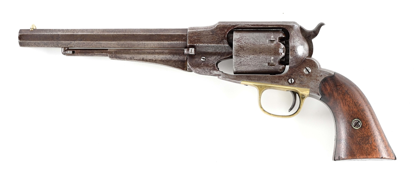 (A) U.S. GOVERMENT ISSUE REMINGTON 1858 ARMY PERCUSSION REVOLVER.