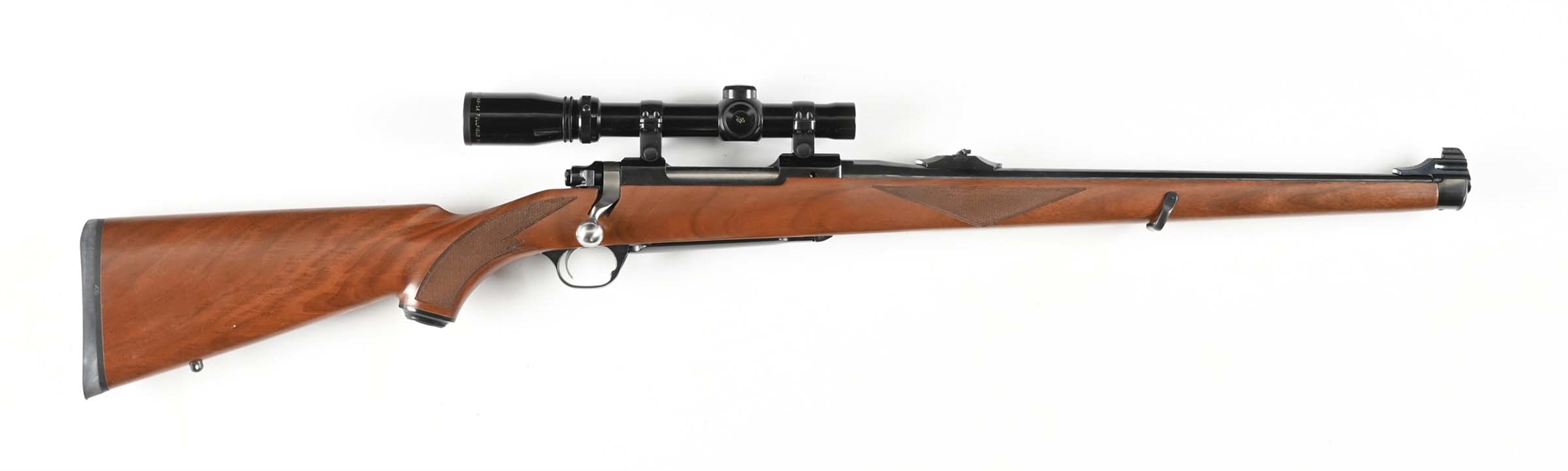 (M) RUGER M77 MARK II "MANNLICHER" BOLT ACTION RIFLE.