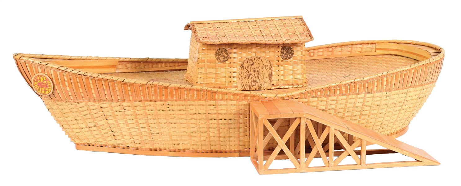 LARGE WICKER STEIFF ARK