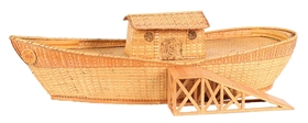 LARGE WICKER STEIFF ARK