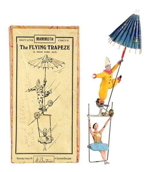 BRITAINS MAMMOTH CIRCUS FLYING TRAPEZE TOY