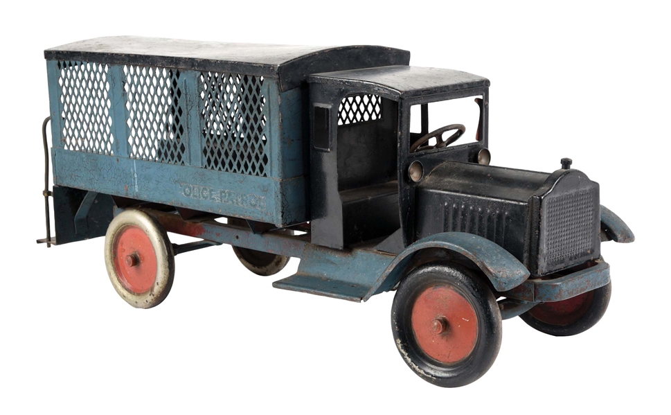 PRESSED STEEL KEYSTONE POLICE PATROL TRUCK