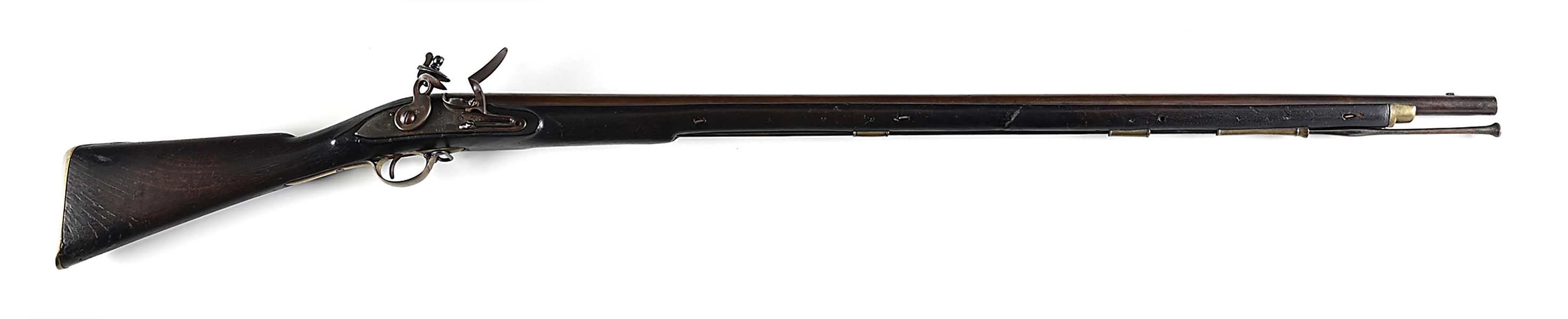 (A) BRITISH NEW LAND PATTERN MUSKET WITH 42-INCH BARREL.