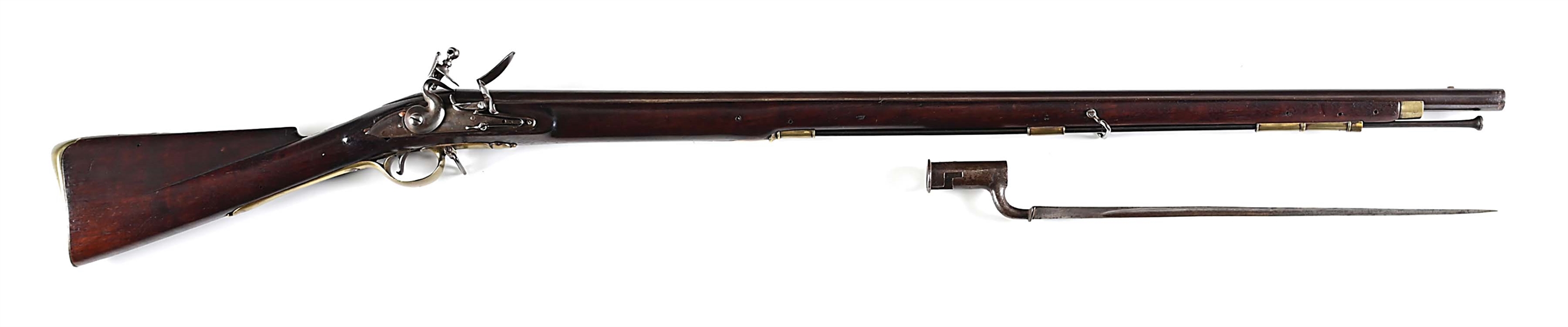 (A) A MODIFIED BRITISH 1778 CARBINE FOR HORSE WITH BAYONET (2 PCS.).