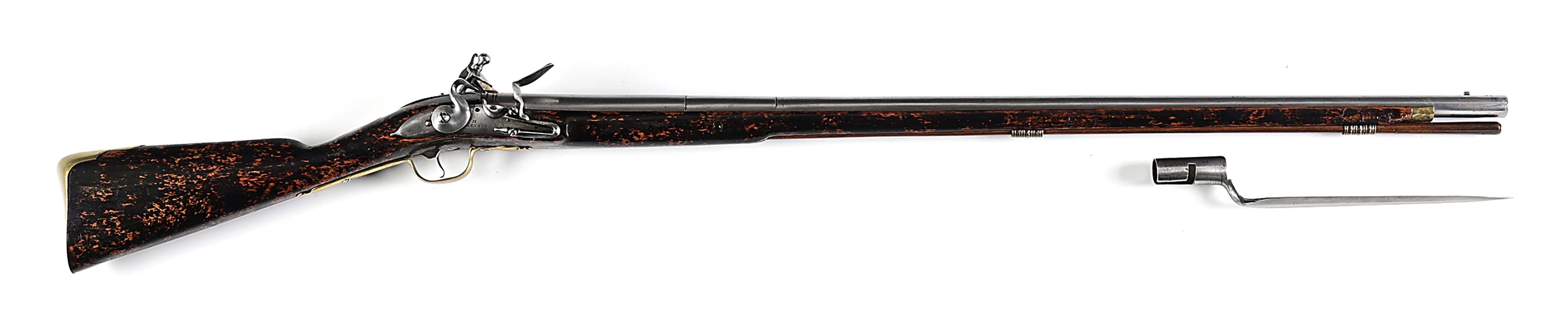 (A) GAGE FAMILY ASSOCIATED DELANY CARBINE WITH BAYONET, CIRCA 1715. 