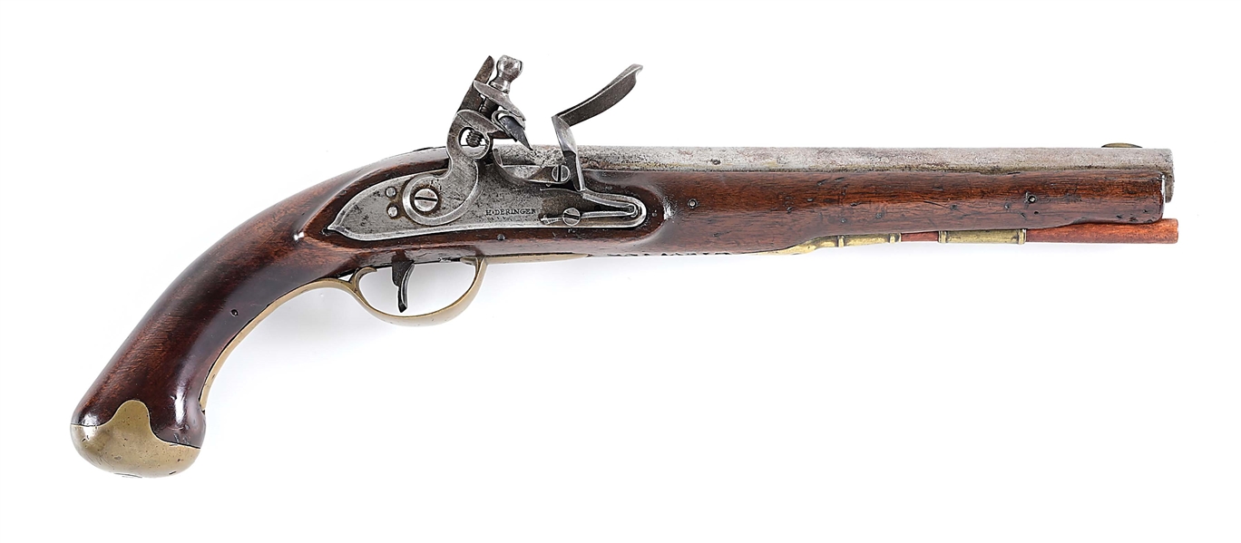 (A) A RARE 1813 CONTRACT PISTOL BY DERINGER WITH "MARYLAND" BRAND