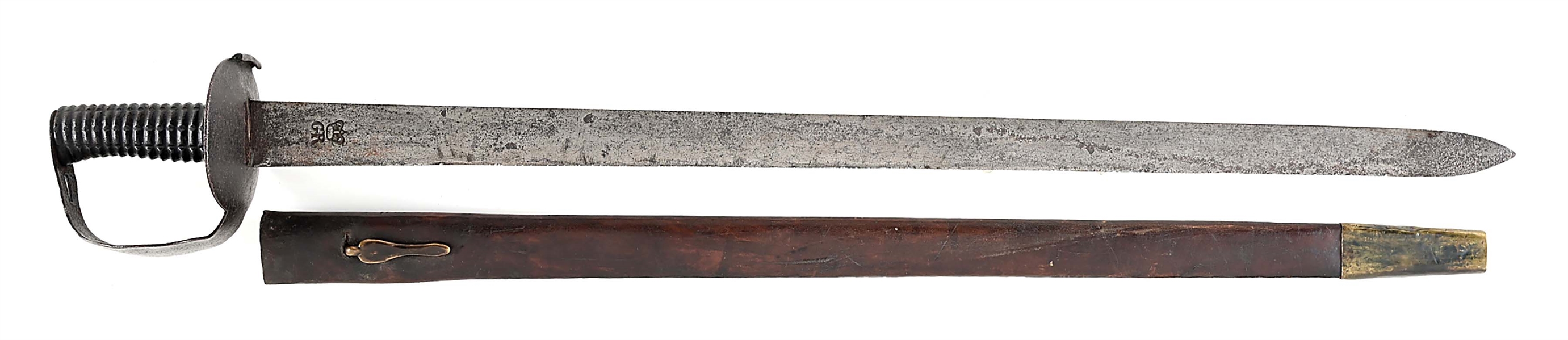 PATTERN 1804 SEA SERVICE SWORD WITH BO-MARKED SCABBARD.