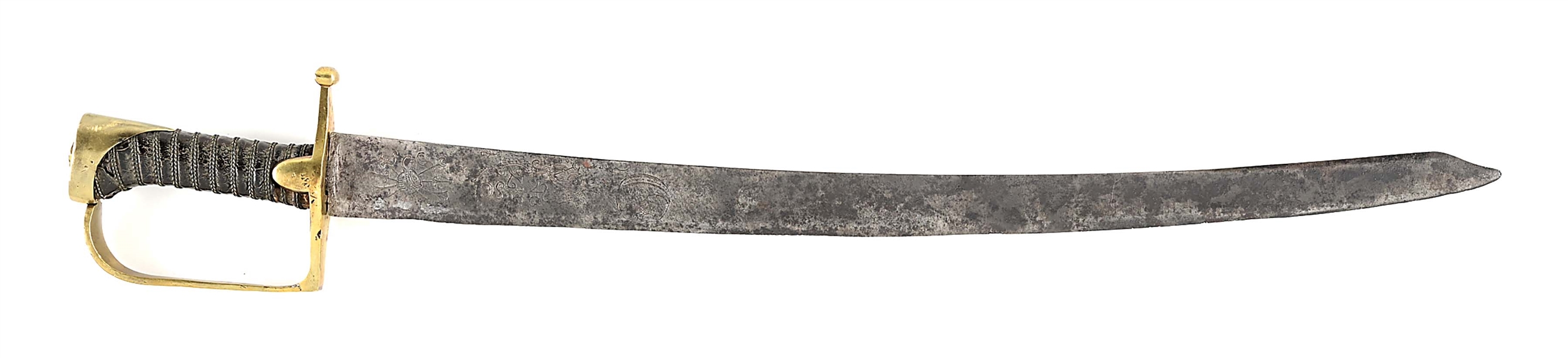 FRENCH CUTLASS OR "SABRE DE BORD”, 1789-1800.