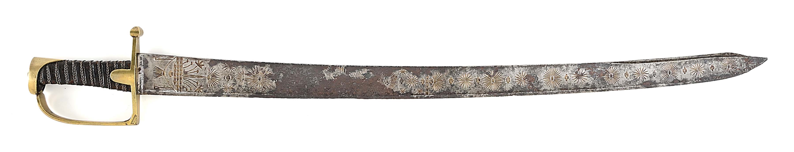 FRENCH CUTLASS OR "SABRE DE BORD" BY MANCEAUX, 1790S