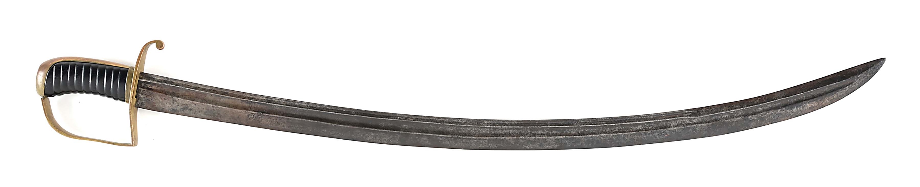 SABER WITH MAGNIFICENT BLADE BY PRAHL, LAST QUARTER OF 18TH CENTURY.