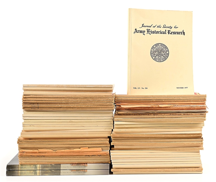 JOURNAL OF THE SOCIETY FOR ARMY HISTORICAL RESEARCH. 68 OP ISSUES, 1930S-1990S.