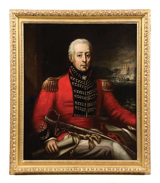 PORTRAIT OF MAJOR GENERAL HUGH CARMICHAEL, C. 1809.