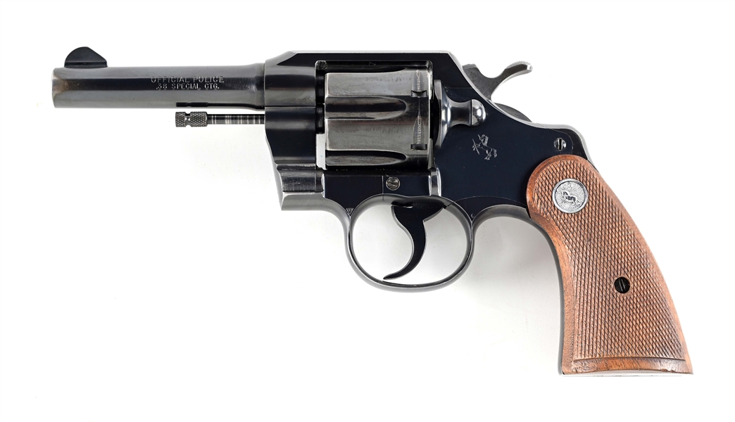 (C) NEW YORK STATE PATROL MARKED COLT OFFICIAL POLICE .38 SPECIAL DOUBLE ACTION REVOLVER.