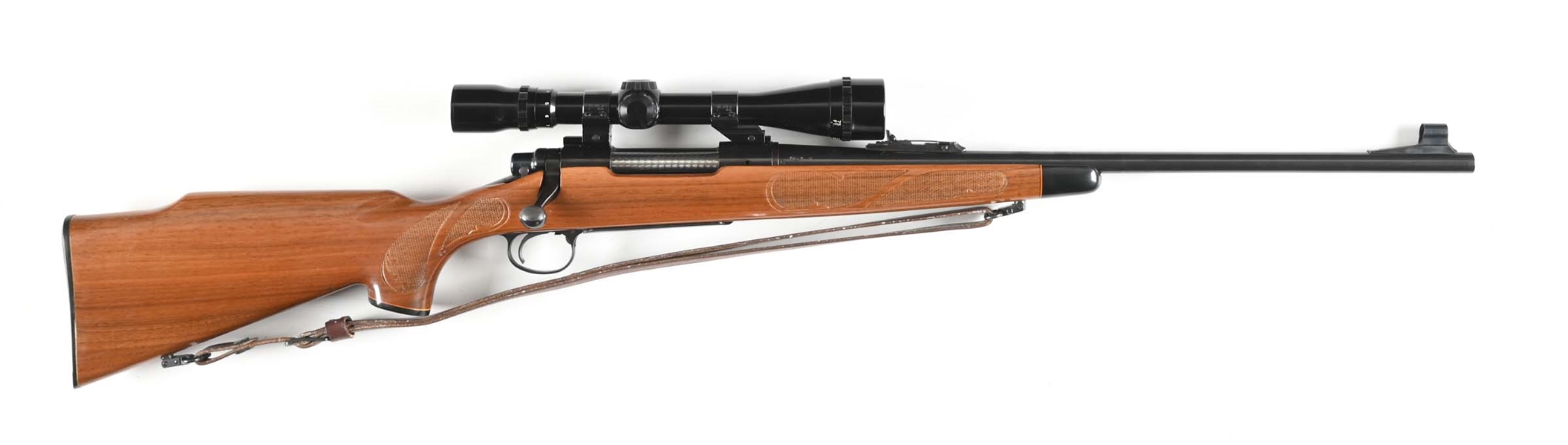 (C) REMINGTON MODEL 700 BDL BOLT ACTION RIFLE.