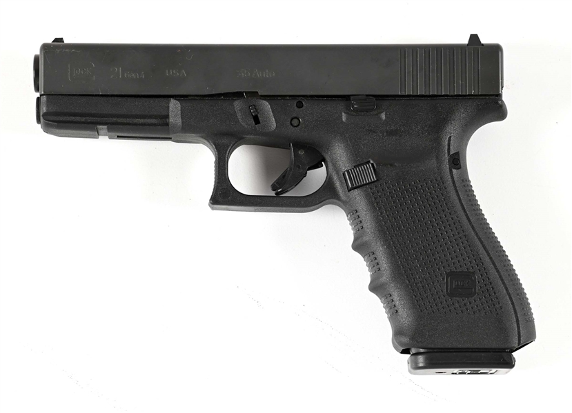 (M) GLOCK GEN 4 MODEL 21 SEMI AUTOMATIC PISTOL.