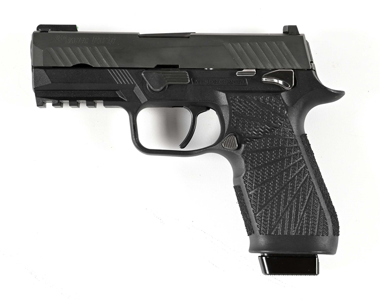 (M) SIG SAUER P320 WITH WILSON COMBAT ENHANCED FRAME SEMI AUTOMATIC PISTOL.