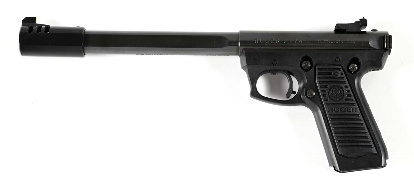 (M) RUGER MODEL 22/45 SEMI AUTOMATIC " GREAT EIGHT" TARGET PISTOL.