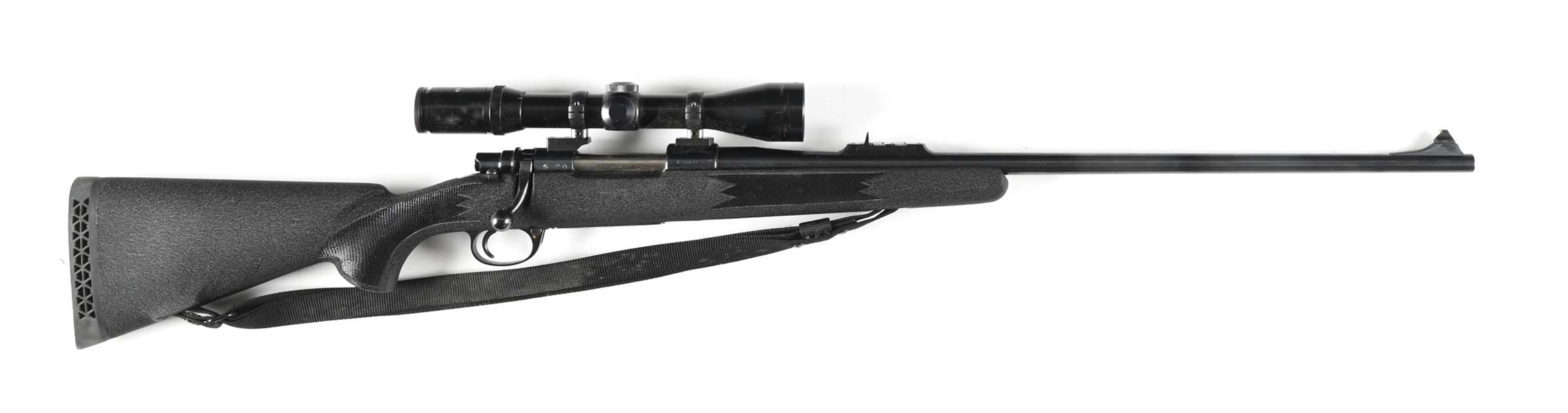 (M) INTERARMS MARK X BOLT ACTION RIFLE IN 6MM REMINGTON.