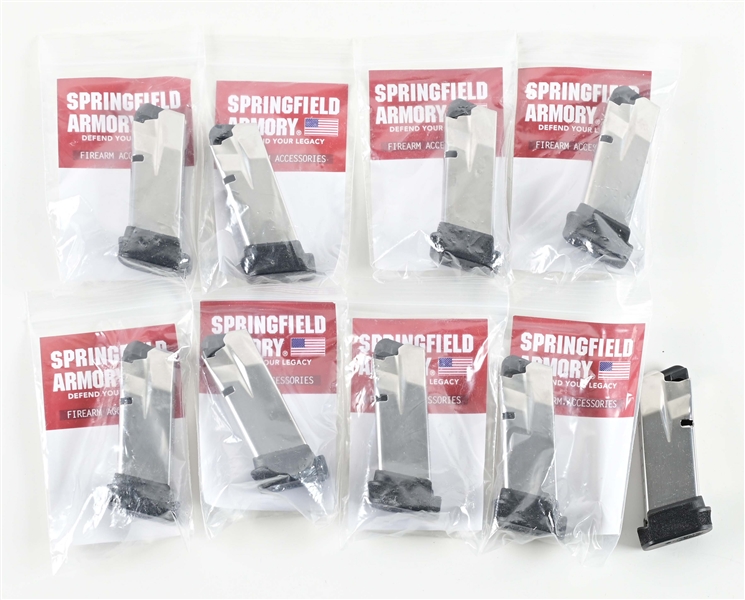 LOT OF 9: SPRINGFIELD HELLCAT MAGAZINES.