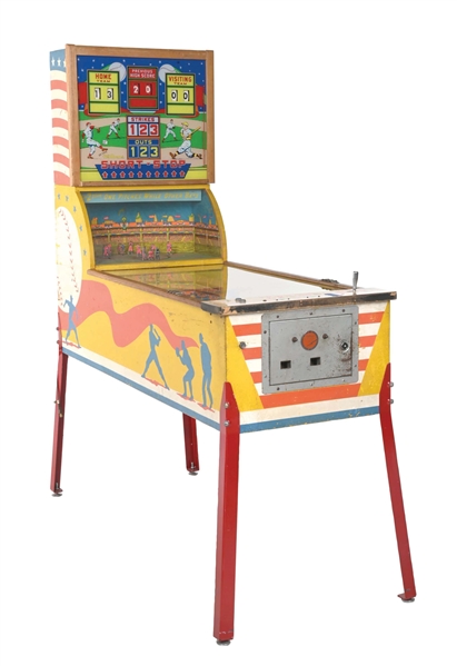 10¢/25¢ WILLIAMS "SHORT-STOP" BASEBALL PINBALL