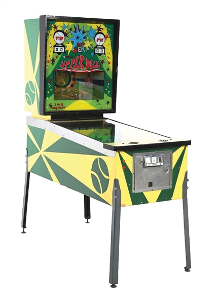 25¢ WILLIAMS UPPER DECK BASEBALL PINBALL MACHINE