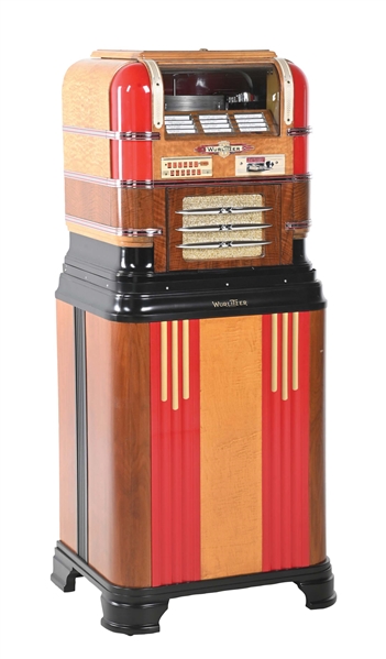 5¢ WURLITZER MODEL 61 JUKEBOX WITH STAND