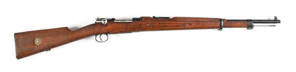 (C) SWEEDISH CARL GUSTAFS MODEL 1896/38 MAUSER BOLT ACTION RIFLE.