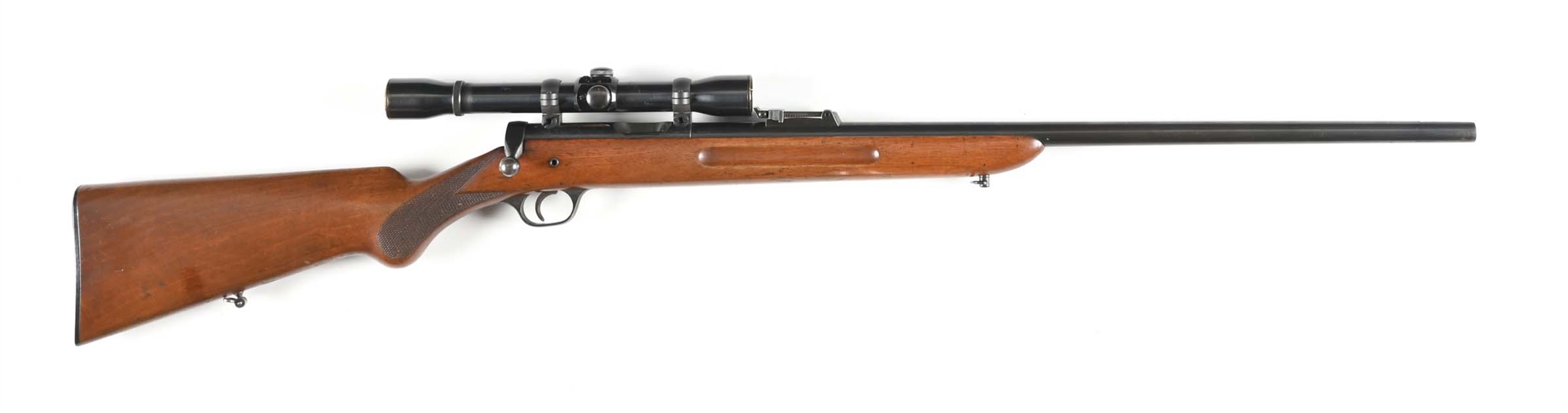 (C) BRITISH PROOFED PRE-WAR WALTHER MODEL IV BOLT ACTION RIFLE.