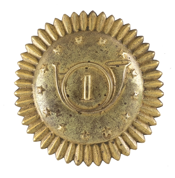 PATTERN 1814 CAP PLATE OF THE 1ST RIFLE REGIMENT.