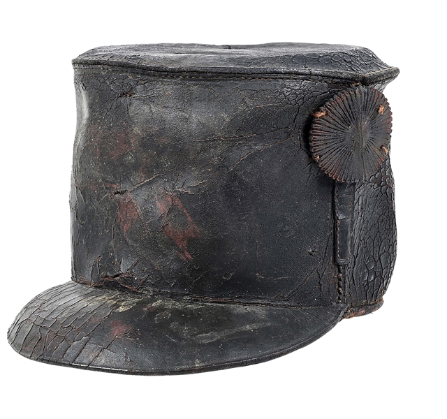 RARE US MODEL 1813 RIFLEMAN AND ARTILLERY CAP.