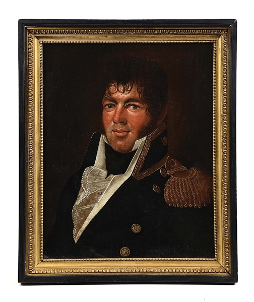 CHARLES DELIN. "LIEUTENANT JOHN JOLIFFE YARNALL, U. S. NAVY, C. 1814"