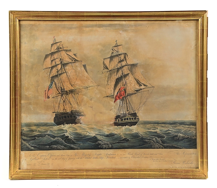 LAST NAVAL BATTLE OF THE WAR OF 1812--USS PRESIDENT VS. HMS ENDYMION 1815.