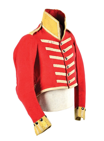 NAPOLEONIC BRITISH SERGEANTS JACKET, 1802.