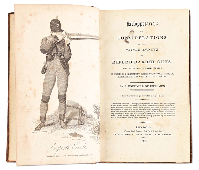 2 IMPORTANT BRITISH NAPOLEONIC MANUALS ON MILITARY RIFLES AND MARKSMANSHIP.