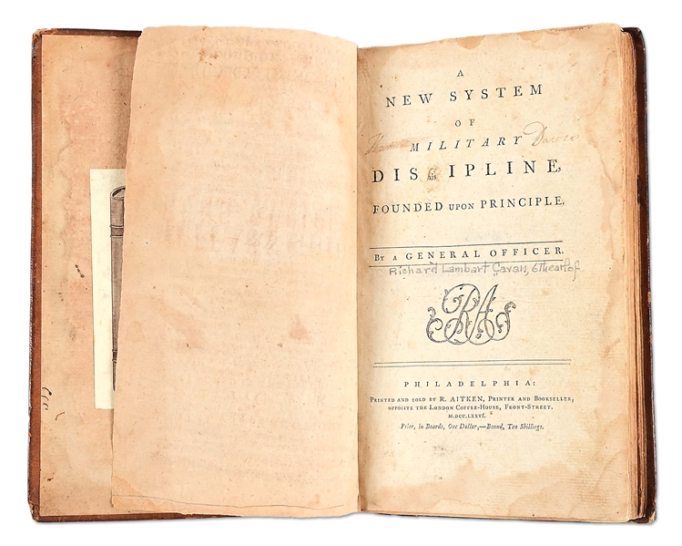 A RARE REVOLUTIONARY WAR MANUAL PUBLISHED IN PHILADELPHIA, 1776.