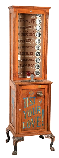 10¢ TEST YOUR LOVE ARCADE MACHINE