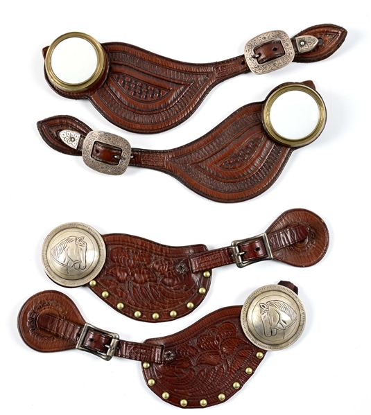 LOT OF 2: SPUR STRAPS