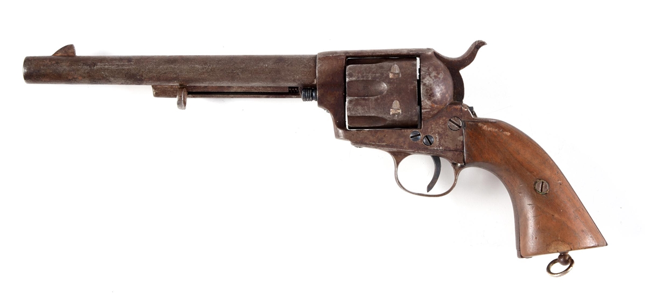 (A) SPANISH SINGLE ACTION ARMY REVOLVER.